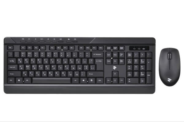 Клавіатура+мишка бездротові 2E MK410 WL Black