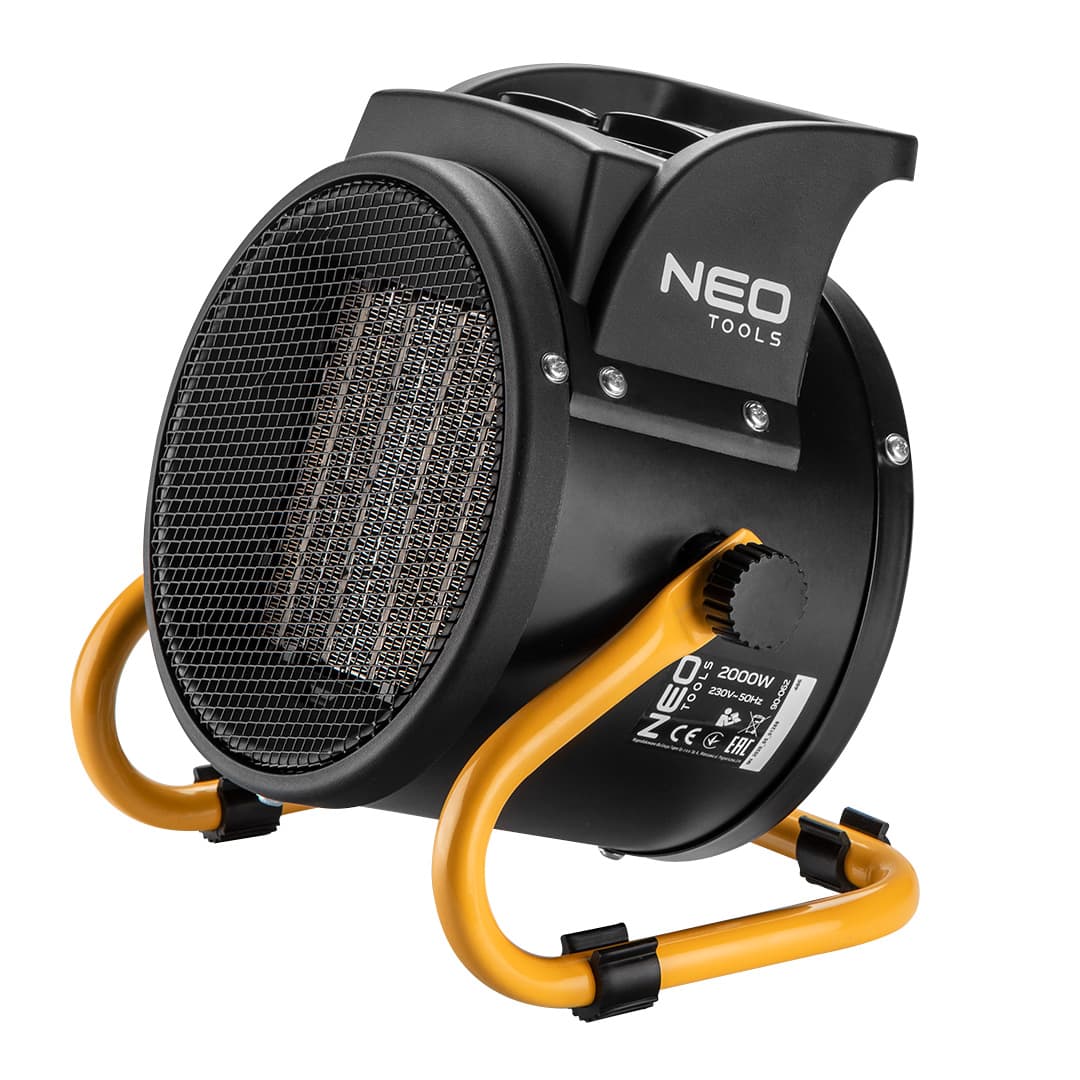 Тепловентилятор Neo Tools, 2 кВт, 30м2, 197 м3/год, нагр.елемент - керам. (PTC) (Теплова гармата)