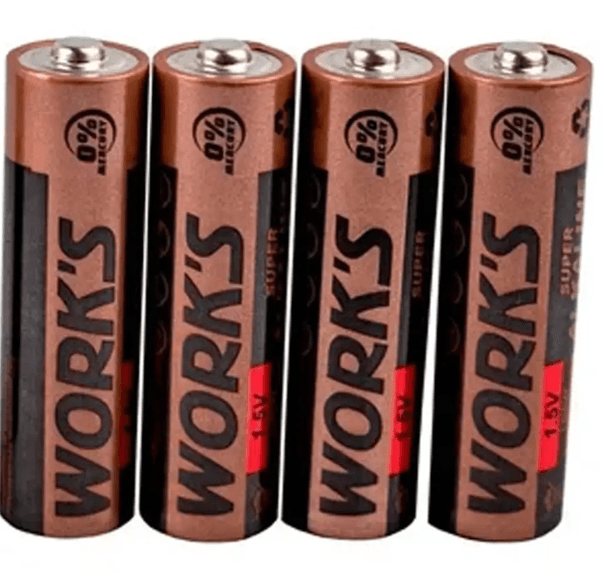 Батарейка WORK'S ALKALINE LR03W-4S/AAA/4шт