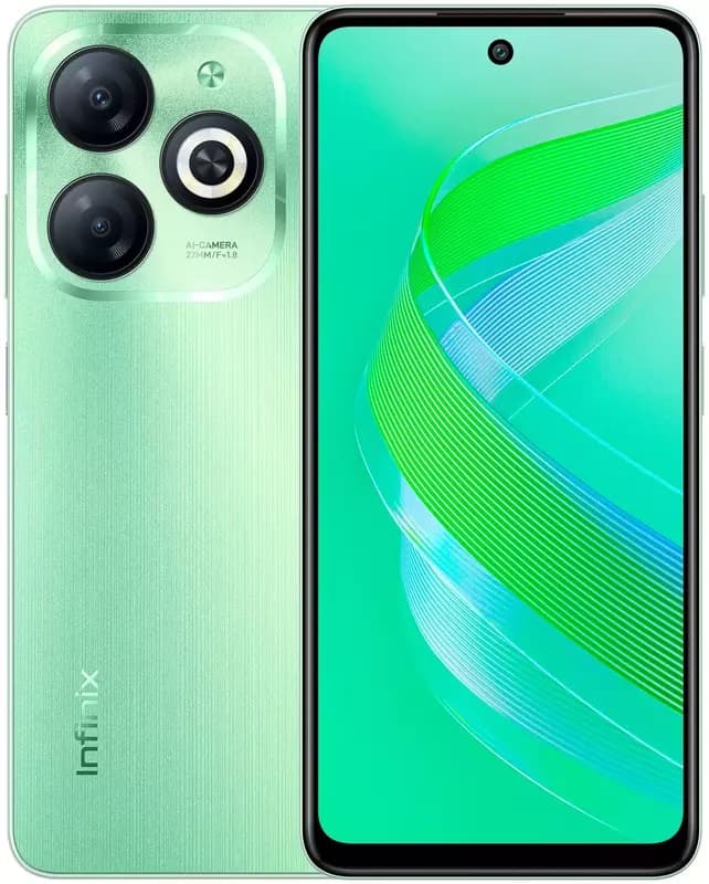 Смартфон INFINIX SMART 8 X6525 64+2 (4G) Crystal Green