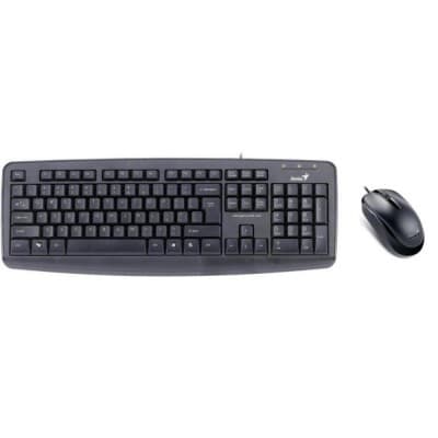 Клавіатура+мишка GENIUS KM-130 USB, black UKR