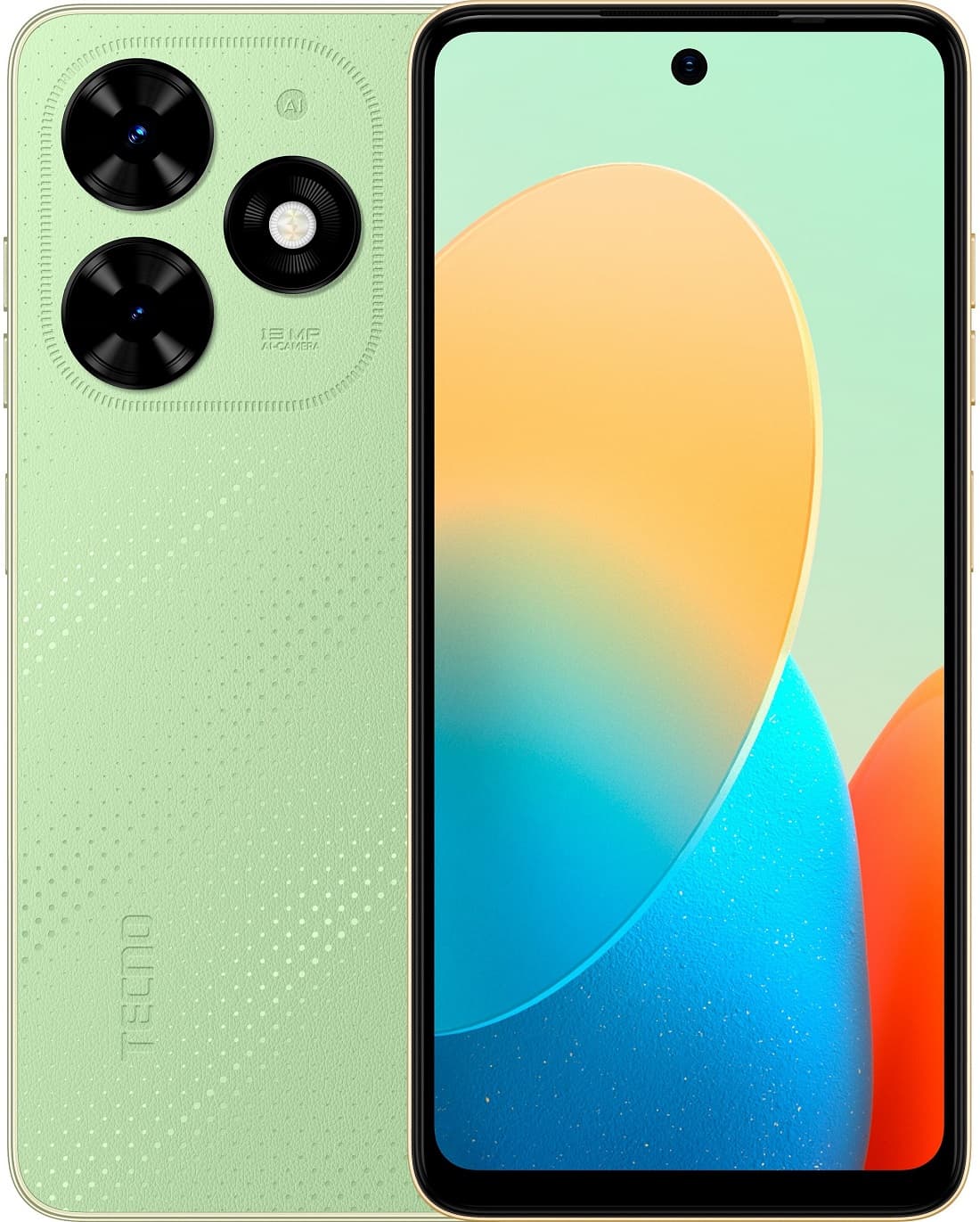 Смартфон TECNO Spark Go 2024 (BG6) 6.56" 3/64ГБ, 2SIM, 5000мА•год, Magic Skin Green	