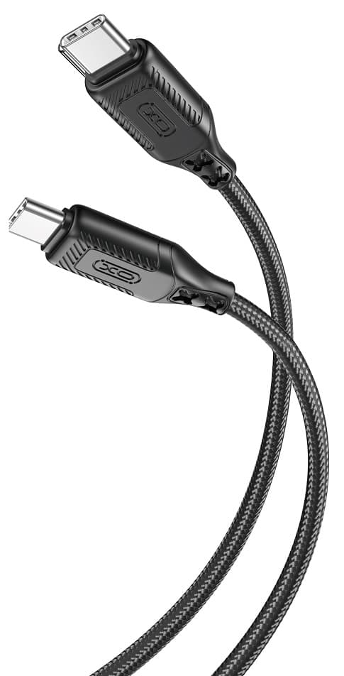 Кабель XO NBQ236B Braided Type-C to TYPE-C - 60W - 1m (Чорний)