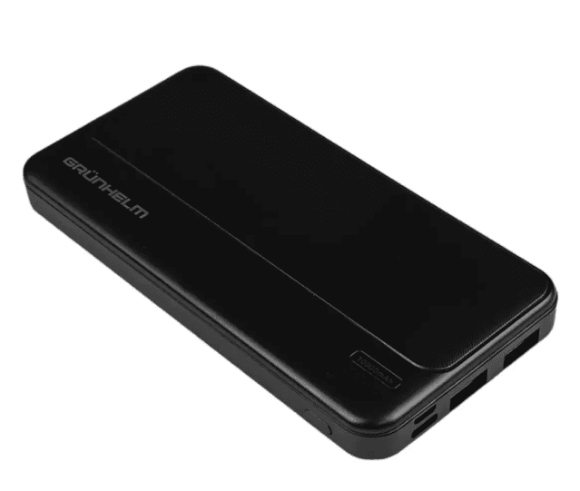 Акумулятор GRUNHELM GP-20B POWER BANK ПОРТАТИВНА БАТАРЕЯ 20.000 mAh,Чорн,(137524)
