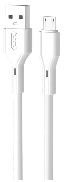 Кабель XO NB230 Rock Series USB-A to Micro - 1m(білий)