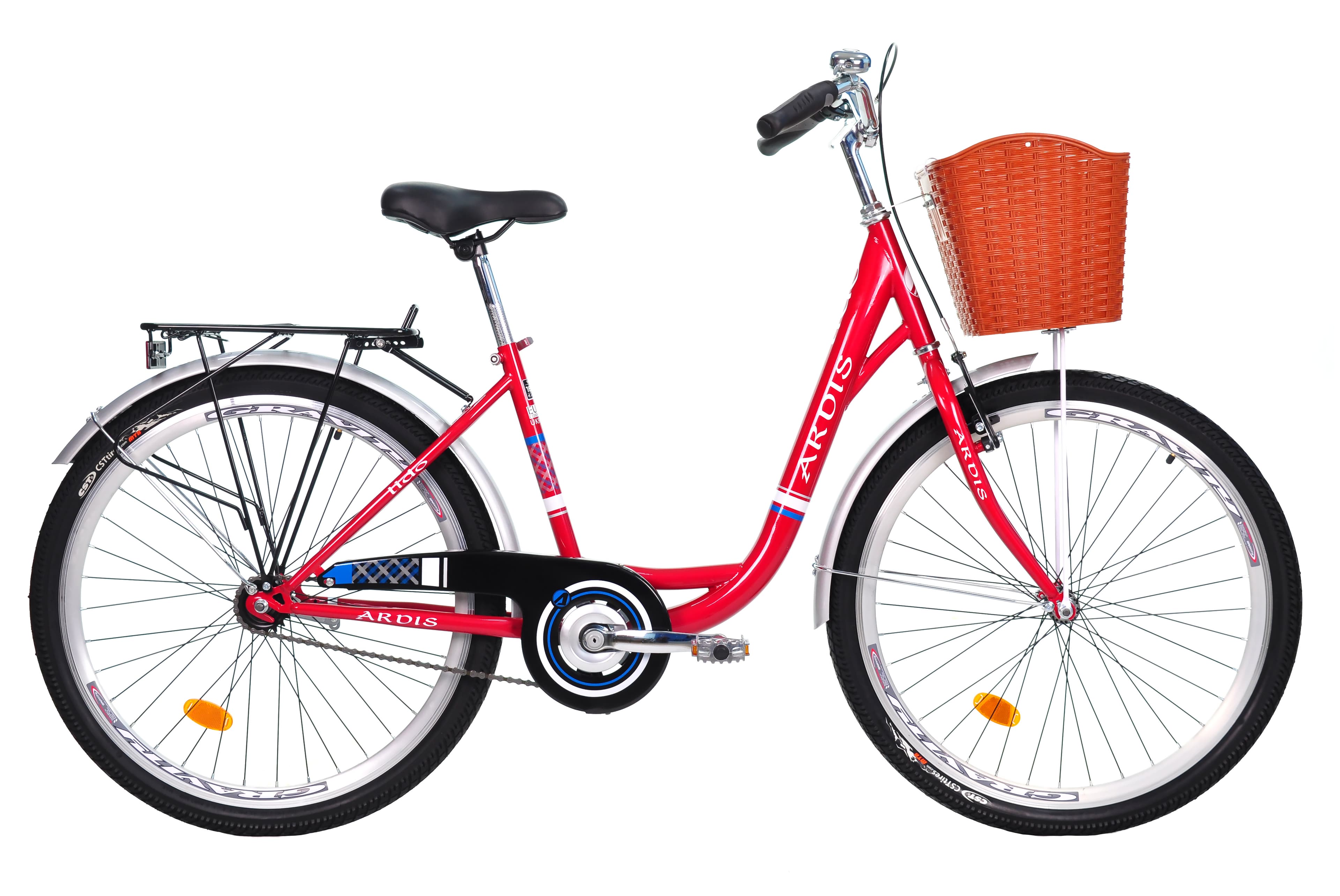 Велосипед ARDIS Lido 26" з корзинкою Червоний(0930-1)