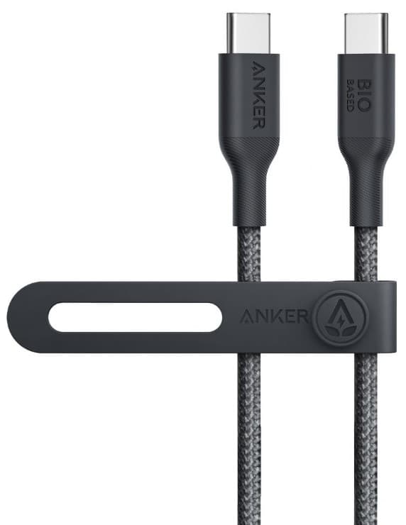 кабель ANKER 544 USB-C to USB-C - 0.9m 140W Bio-Nylon (Чорний)