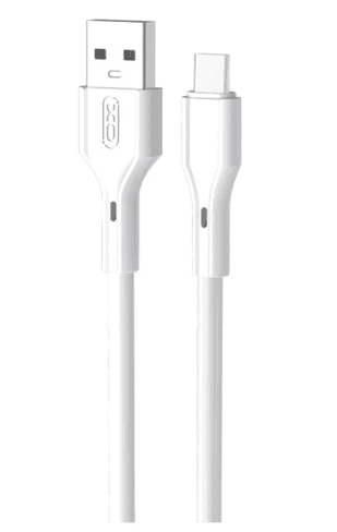 Кабель XO NB230 Rock Series USB-A to Type-C - 1m (Білий)
