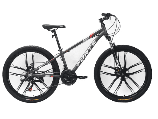 Велосипед FORTE FINDER 25.2613-04S колесо 26" рама 13" алюміній Чорно-червоний