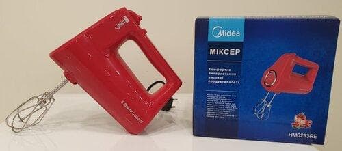 Міксер MIDEA HM0293RE (400Вт) руч.