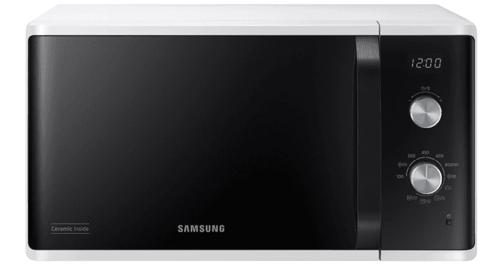 Мікрохвильова піч соло Samsung MG23K3614AW/UA 23 л