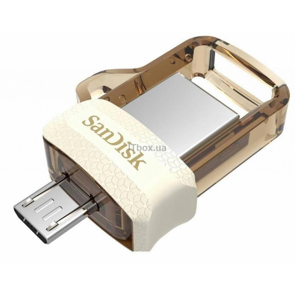 Пам'ять SANDISK Ultra Dual 32 Gb, OTG, USB 3.0 Gold SDDD3-032G-G46GW	