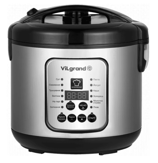 Мультиварка VILGRAND VМС-1255 (5л, 900Вт, 12пр)